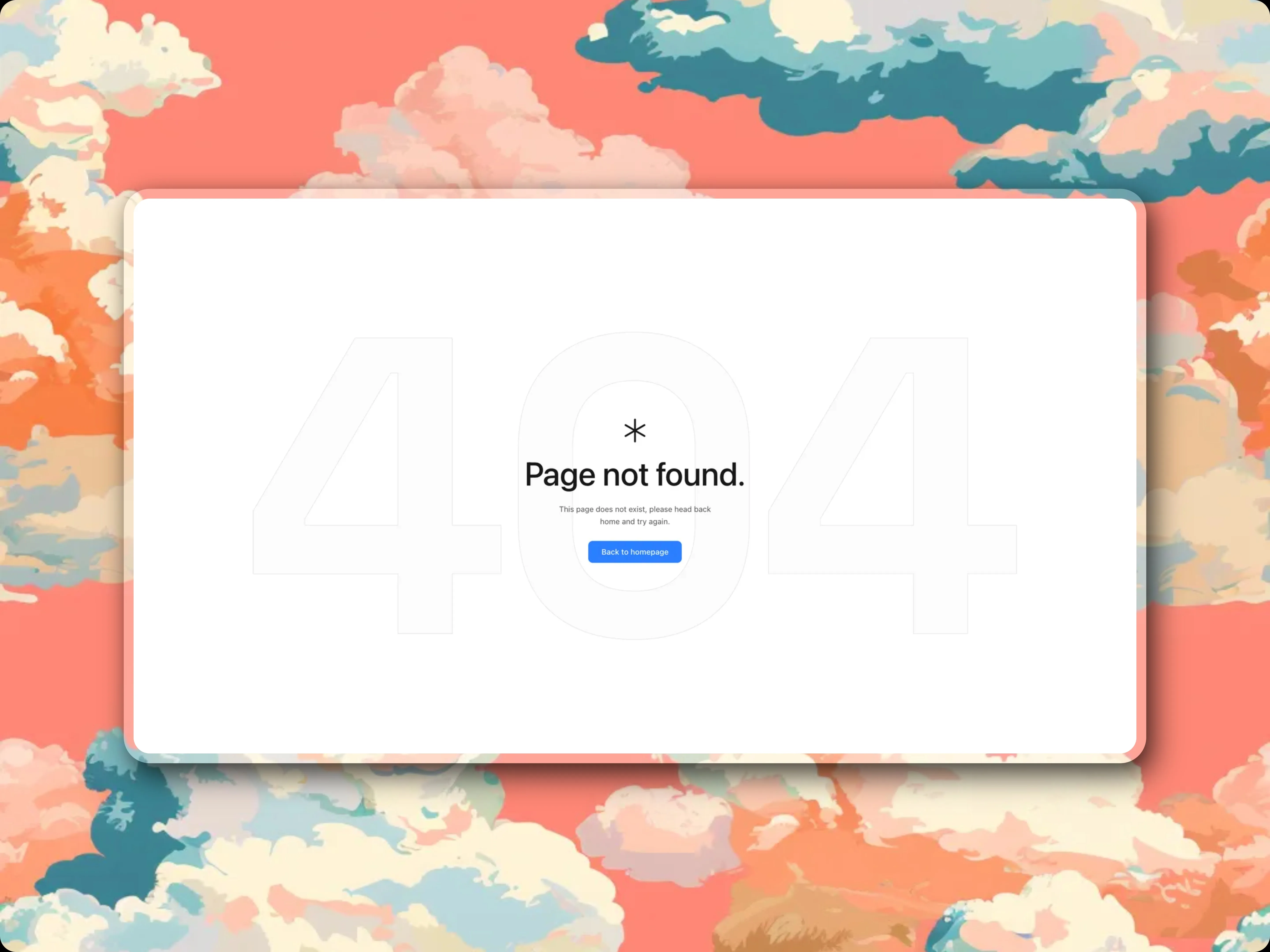 Custom not-found page